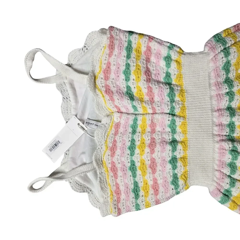 Janie & Jack‎ The Crochet Away Dress Size: 7 NEW